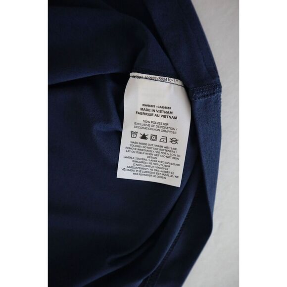 Nike Dri-Fit FB5512-410 Men's Sz 2XL Dark Blue Track Club S/S Running T-Shirt - Picture 5 of 8